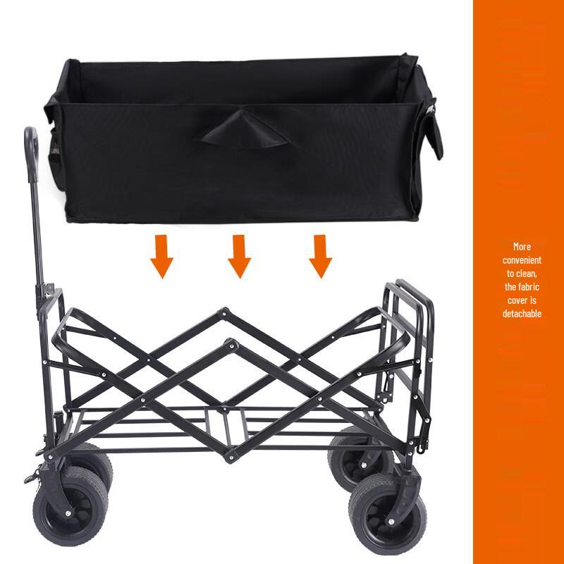 ZISIZ Multi-functional Camping Push Cart
