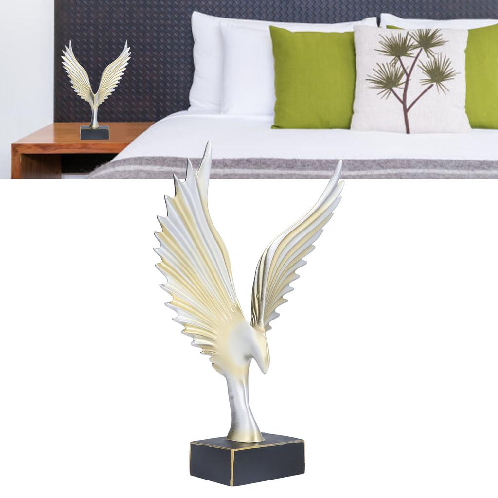 Nordic Wing Statue Resin Sculpture Statue Ornaments Modern Living Room Decoration Desktop Abstract Crafts