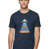 Ufoabductingpizzaslice Unisexs Graphic Tee 100 Cotton Casual Summer Wear