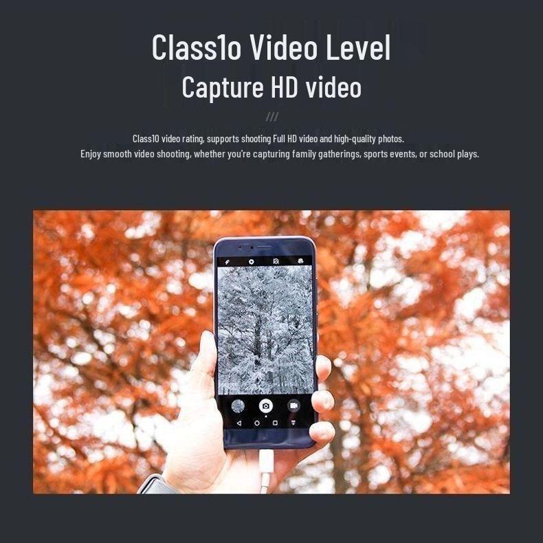 High-Speed Universal Dashcam Memory Card TF SD 64/128GB