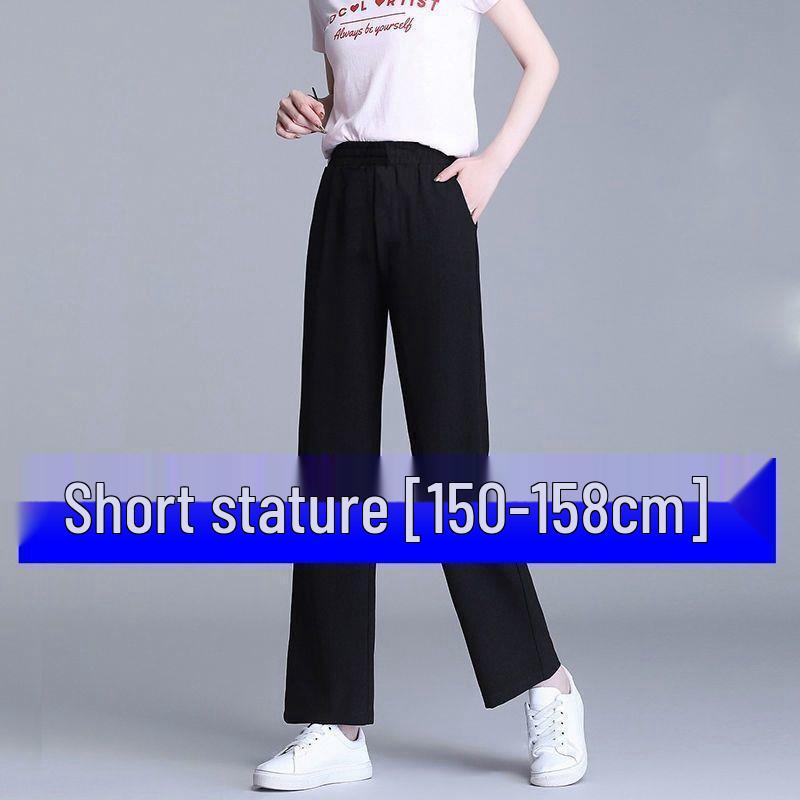

Plus Size Women s Straight-Leg Wide-Leg Loose Pants, Spring/Autumn 2026 New Style 3XL 145-160 lbs
