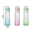 650ml Large Capacity Spray Water Bottle BPA Free Outdoor Sport Fitness Travel Drinkware Fitness Center Water Cup