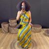 African New Women's Clothing Fashion Vacation Sexy Asymmetrical Vest Top European and American Temperament Skirt Foreign Style Suit