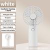 Portable USB Chargeable Handheld Fan Summer Mini Fan Outdoor Cooling Fan 3-gear Desktop Fan with Phone Holder for Office Study