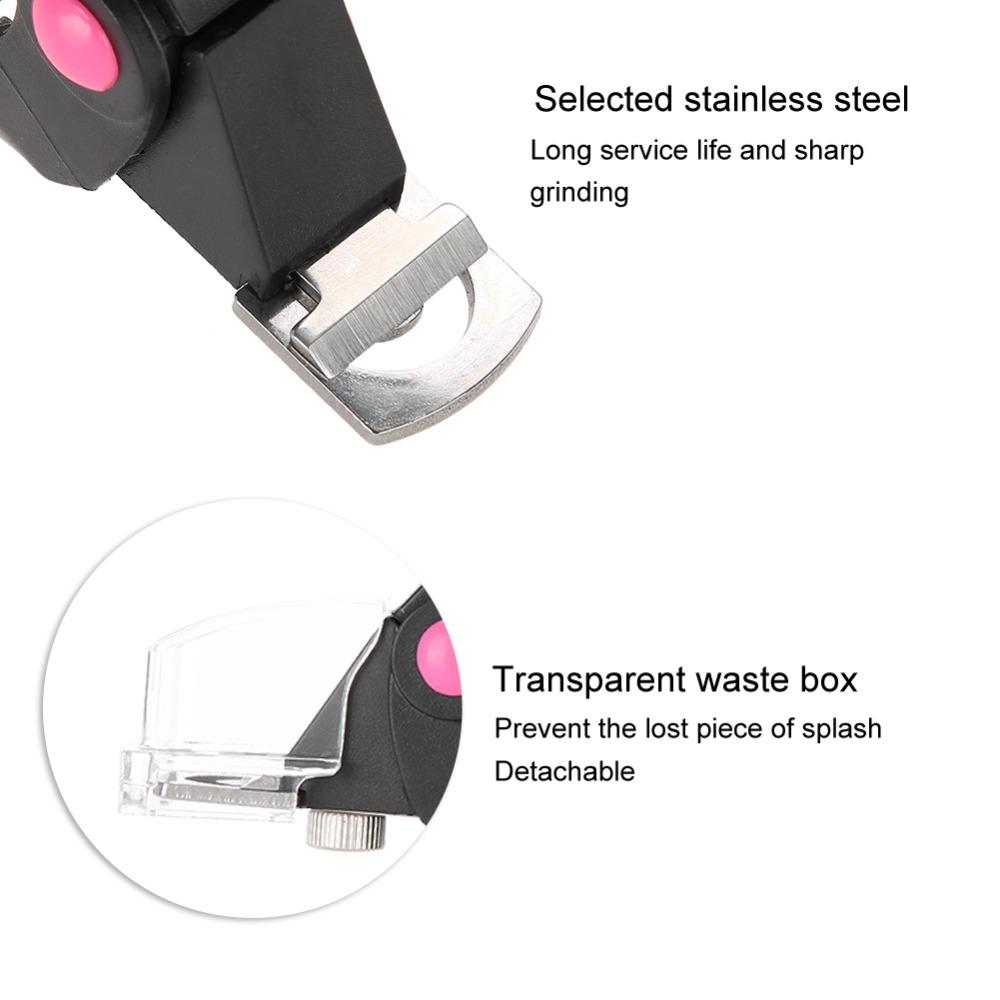 

Professional Nail Trimmer Adjustable False Nail Tip Cutter Acrylic Nail Clipper Salon Use