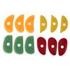 12Pcs Pottery Tool Silicone Pottery Scraper Smooth Durable Clay Tool Flexible Reusable Shaping Tool Crafting