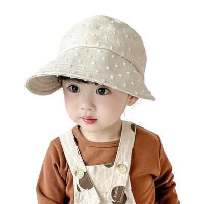 Infants Ponytail Baseball Caps 2-10 Year Girls Fisherman Hat Hollowed Top Sun Visor Hat Wide Brimmed for Hot Season
