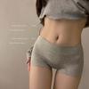 Pantalones Cortos de Seguridad de Algodón Antibacteriano de Cintura Alta para Mujer 2025