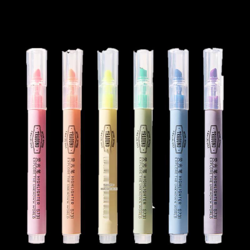 Deli Classic 6-Color Highlighter Pen Set
