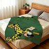 Cartoon M Marsupilami Decke Weich Warm Flanell Fleece Überwurf für Sofa Bett Reise Zuhause