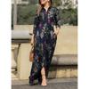 IHUASU Fashion Autumn Winter Long Sleeve POLO Neck Casual Dresses