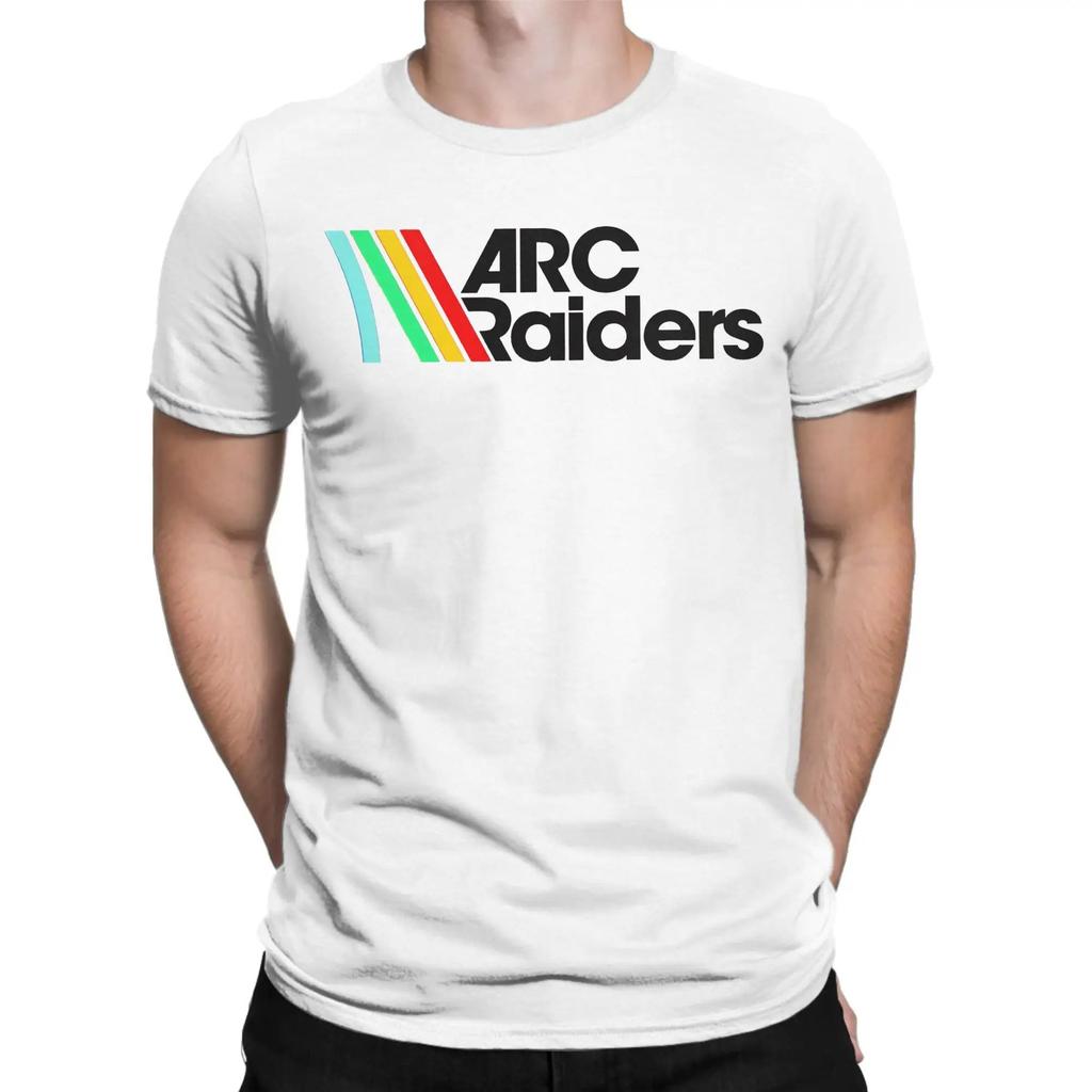 Arc Raiders Nadrukowana Bawełniana Koszulka Męska Codzienna Luźny Krój Moda dla Par Streetwear harajuku koszulki z grafiką koszulka oversize