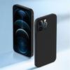 Black Phone Case For iPhone 14 15 16 17 Pro Max Plus 17 Air 16E Matte Soft Back Cover For iPhone 11 12 13 Pro Max 12 Mini Case