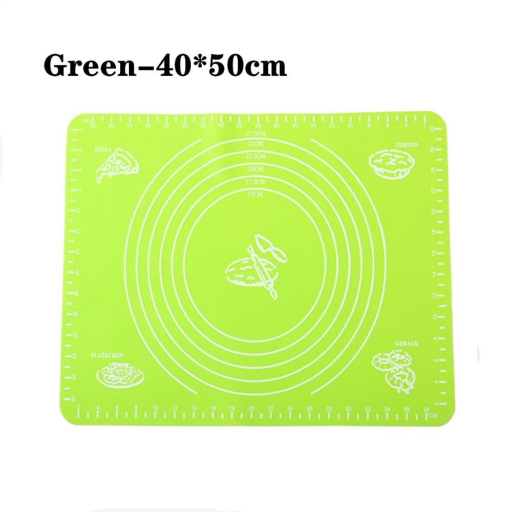 Silicone Baking Mats Pizza Dough Non-Stick Maker Holder Pastry Cooking Utensils Oven Pastry Mat Kitchen Gadgets Cooking Tools