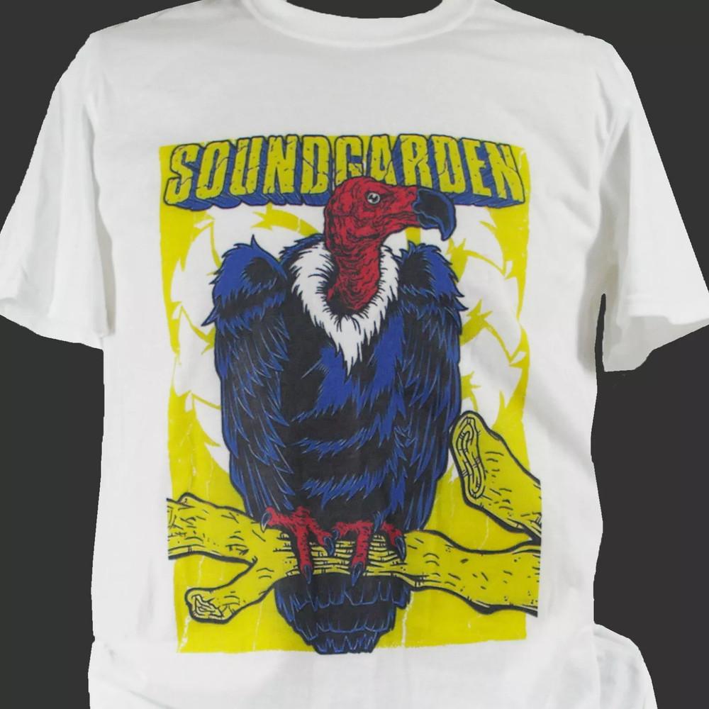 SOUNDGARDEN GRUNGE METAL ROCK white COTTON T Shirt Full Size S-5XL Unisex T-Shirt XXXL