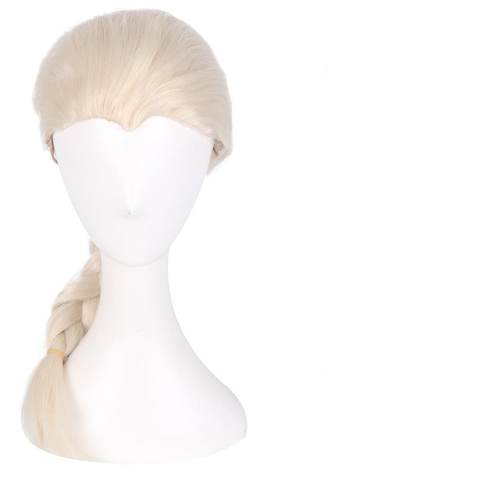 

Akixen Замороженная Эльза Прическа Парик Косплей Аниме Сетка для волос Модный Подарок Мероприятие Хэллоуин Рождество Термостойкий Маскировка Костюм Школьный Фестиваль