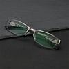 Outdoor Shade Anti-UV Half Frame Sun Light-sensitive Farsighted Eyeglasses Square Hyperopia Glasses Magnifier 0 +25 +50 +75 To +600