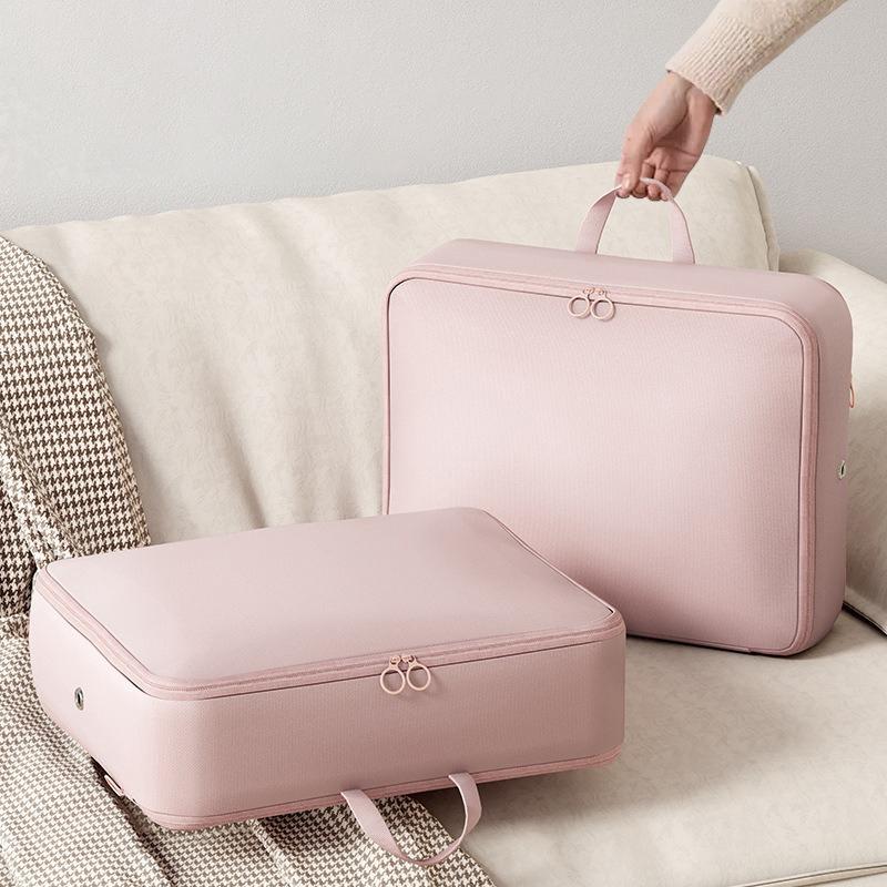 1Pc Large Capacity Portable Travel Storage Bag Clothes Quilt Storage Compression Bag Waterproof Down Jacket Clothes Organiser