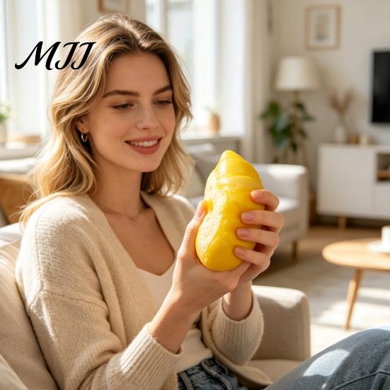 Soft Stress Ball Lifelike Durian Squeeze Toy Slow Rebound Moist Relief Toys Food-Themed Decompression Gadget for Kids Adults Relaxation
