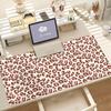Tappetino per Mouse Stampa Leopardata alla Moda Bordo in Gomma Antiscivolo Bloccato Spesso Tappetino da Scrivania per Laptop da Gioco