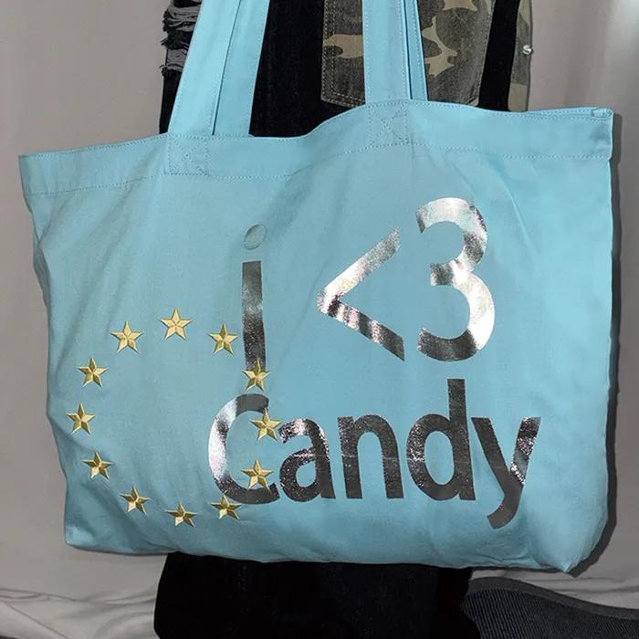 I Love Candy Eco Bag Mint
