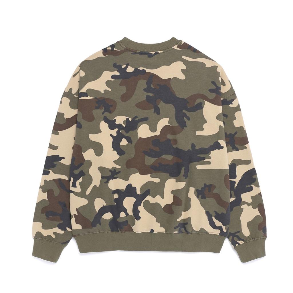 BAJOO BIJOO Cat Ebroidery Sweatshirt [Khaki]