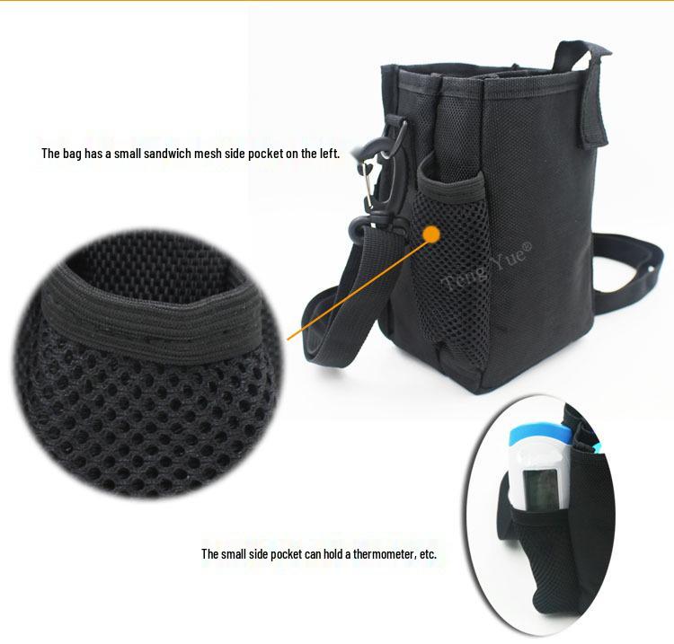 Portable Shockproof Waterproof Bag for 852 Blood Pressure Monitor - Crossbody, Shoulder, and Waist Options