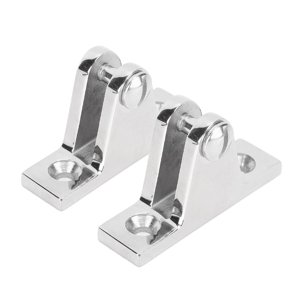 2pcs Top Deck Hinge Mount 90 Degree 316 Stainless Steel Deck Hinge Fittings for Boat RV Yacht Speed Boat