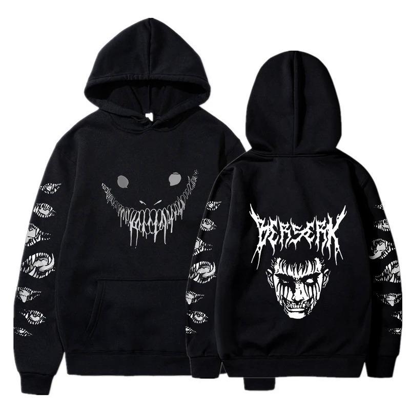 Stylish Anime Graphic Hoodies for Men Hoodies
