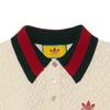 Gucci X Adidas Originals SS22 Polo Shirt Unisex White 693832-XKCDM-9133