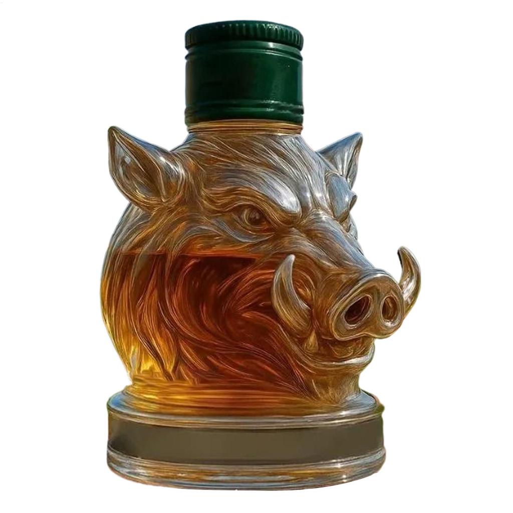 Glass Decanter Glass Animal Jug Wine Decanter Artistic Alcohol Dispenser For Bar Office Home Decor Party Unique Wine Decanter