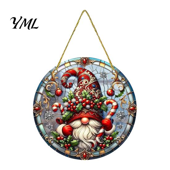 Decorative Hanging Pendants Christmas Tree Ornaments, Acrylic Festive with Lanyard for Decorations Holiday Party Home Decoration, Indoor Scene Layout