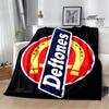 Deftones Bandlogo aufgedruckte Decke Kinderdecke Flanell weich kuschelig Decke für Zuhause Reise Decke Geburtstagsgeschenk Dekoration