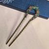 Chinese Style Hair Stick For Women Girls Vintage Hairpins Fashion Metal U-shaped Hair Clip Pins Hair Accessories