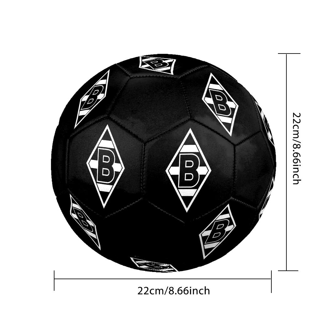 Borussia Indoor Soccer Ball Colorful Machine Stitched PVC Size 5 Team Training Competition Ready Durable High-Bounce Cool Sports Gift