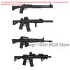 Military Soldiers Figures Weapons Building Blocks Accessories Two-color Guns Assault Sniper Rifles M16 M4 Model Bricks Toy Gift