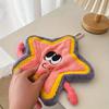 Soft Coral Fleece Hanging Hand Towel Thickened and Non-shedding Children's Cartoon Hand Towel Household Absorb Water Hand Towel