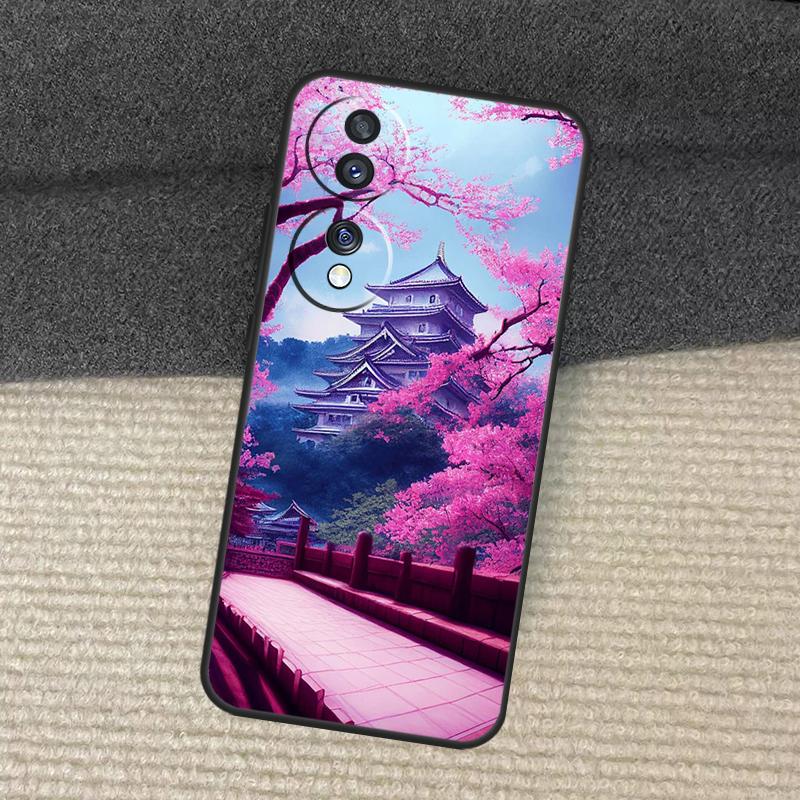 

Japanese Art Temple Sakura Case For Honor Magic 7 Lite 5 6 Honor 200 Pro X8b X9a X8a X8 X9 X9c X9b 50 70 90 Lite Cover Honor Magic5 Lite
