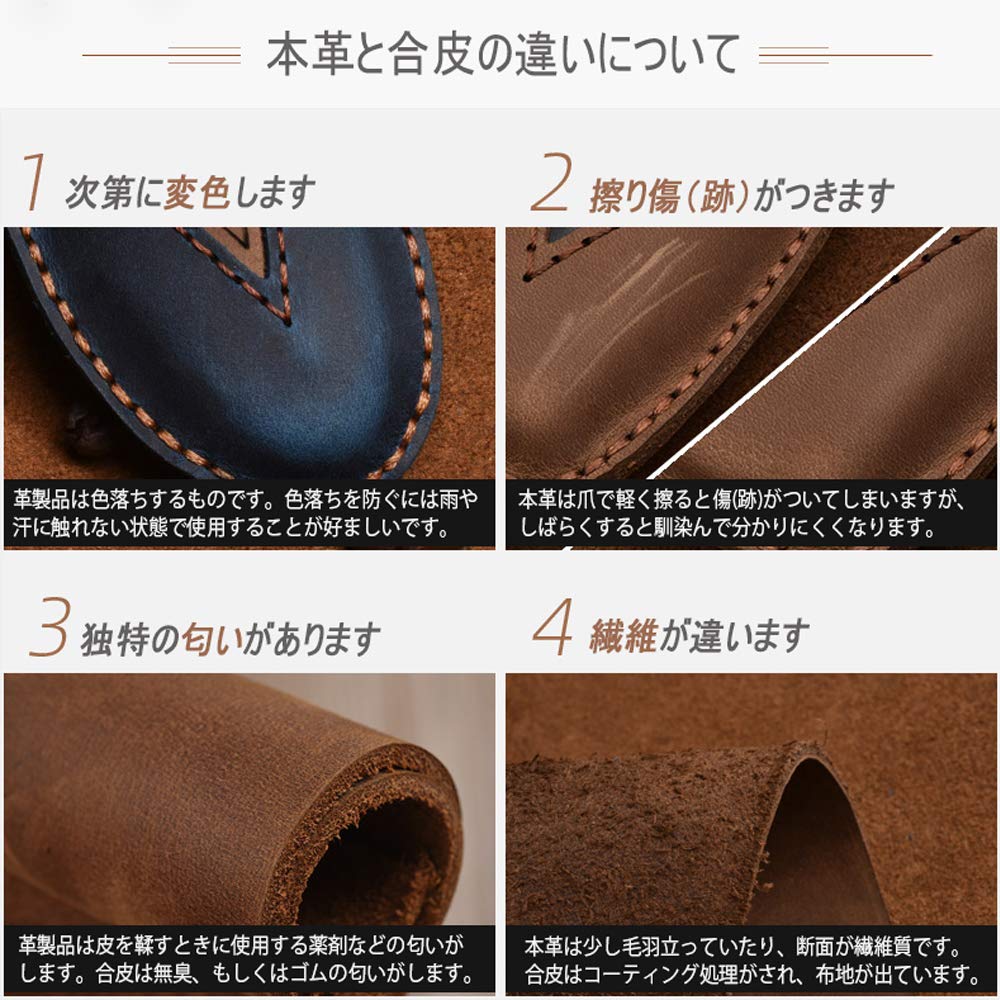 [BOYOUS] Genuine Leather Smart Key Case for BMW Mazda Smart Key Chain Cowhide Leather