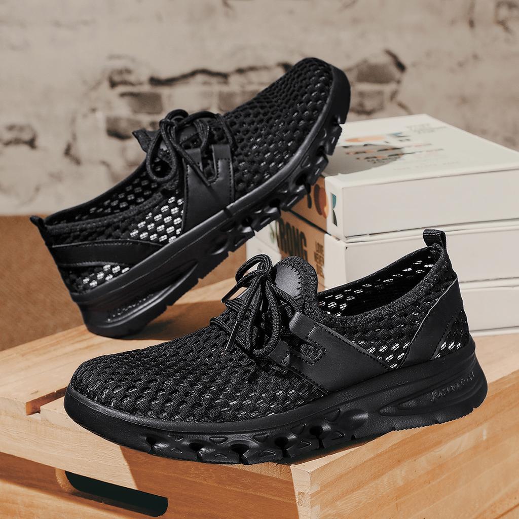 Unisex Weite Passform Atmungsaktive Mesh-Sneaker Laufschuhe Tägliches Gehen und Freizeitkleidung Pendeln und Reisen Größen 36-45