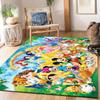 1 Stück Mickey-Maus und Minnie-(16)_01 Teppich Läufer, Schlafzimmer und Spielzimmer Langlebig, Fleckenbeständig und Leicht zu Reinigen, Wohnzimmer