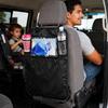 Car seat back storage bag Waterproof Tablet Cup Holder Organizer Oxford cloth strap hook Car anti kick backrest storage bag