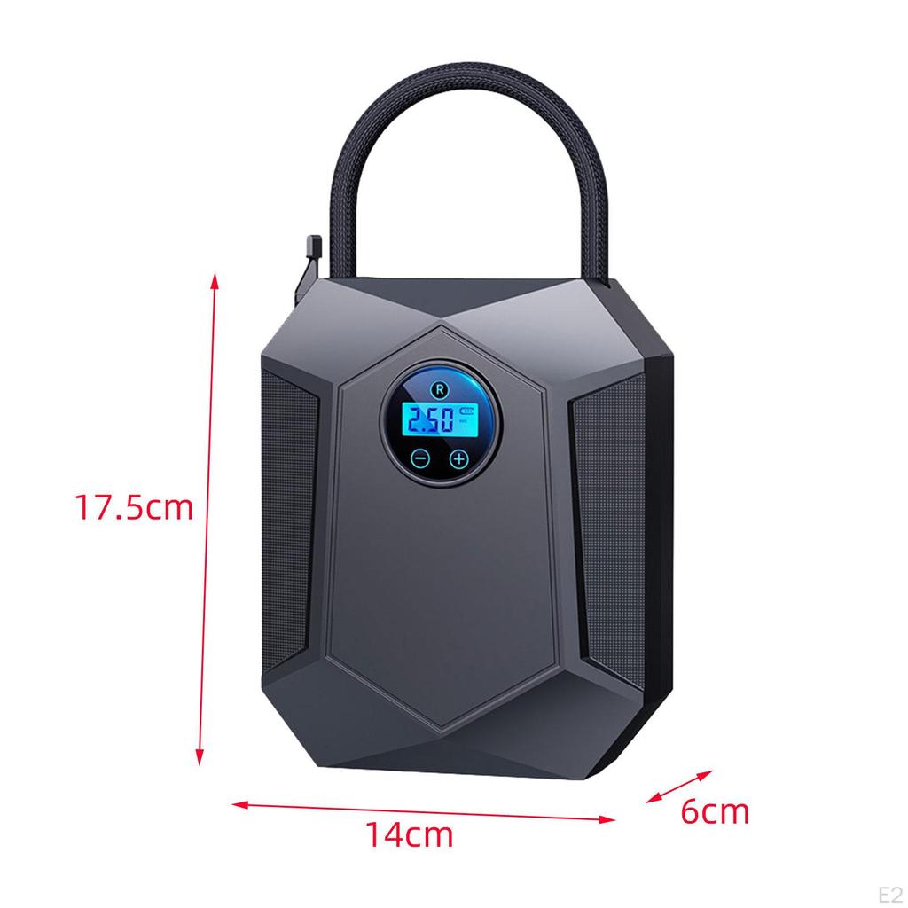 Tire Inflator Pump Fast Inflation Portable Rechargeable Car Compressor Air