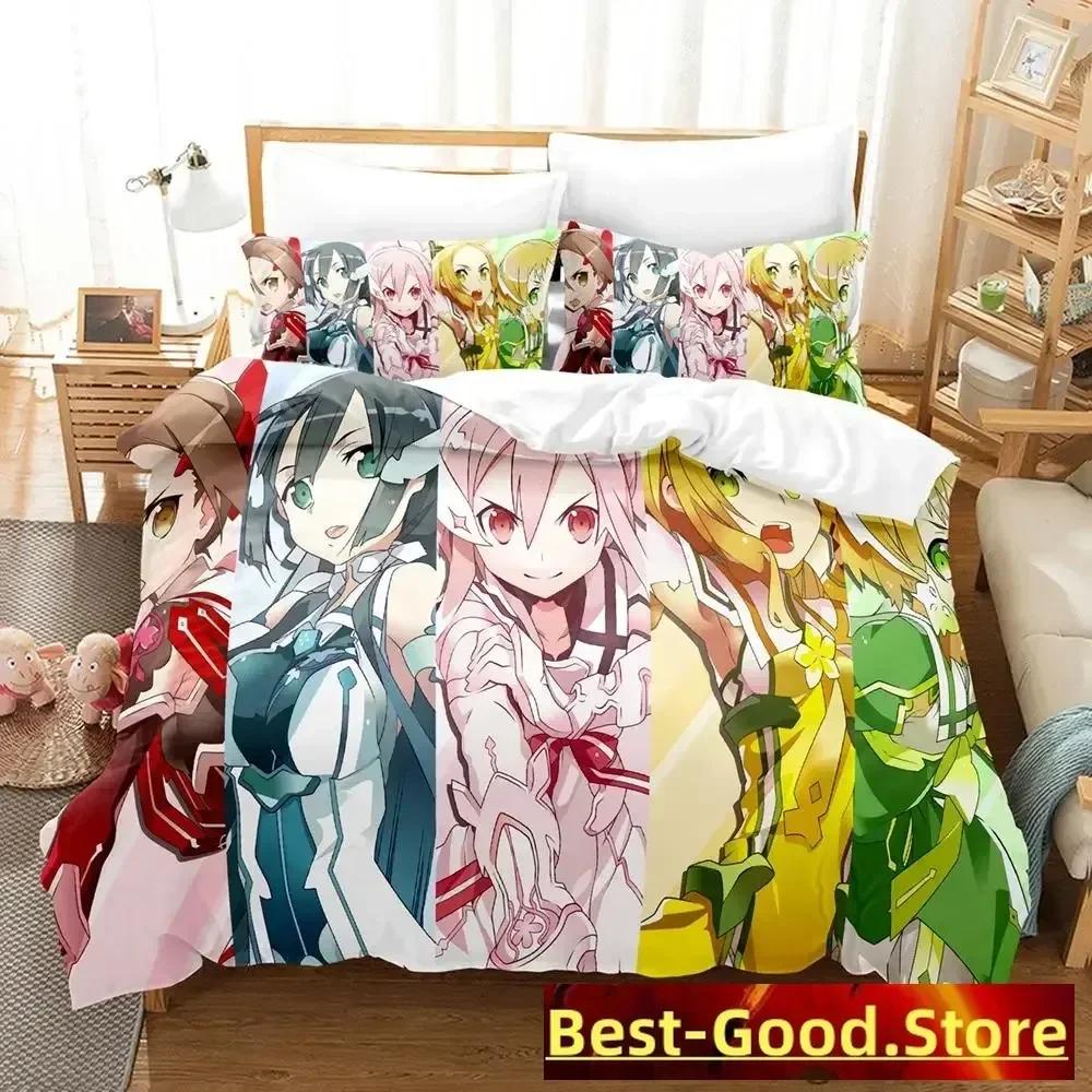

Comforter New Yuki Yuna Is A Hero Bedding Set Single Twin Full Queen King Size Bed Set Adult Kid Bedroom s Anime Kawaii Girl Comforter (quilt)-EU Single(135*200cm)3pcs