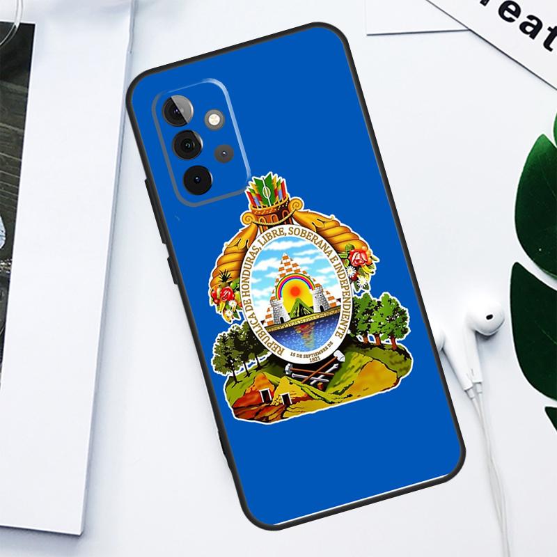 Honduras Flag For Samsung Galaxy A06 A05 A16 A54 A34 A14 A55 A35 A15 A53 A33 A13 A22 A32 A52 Phone Case