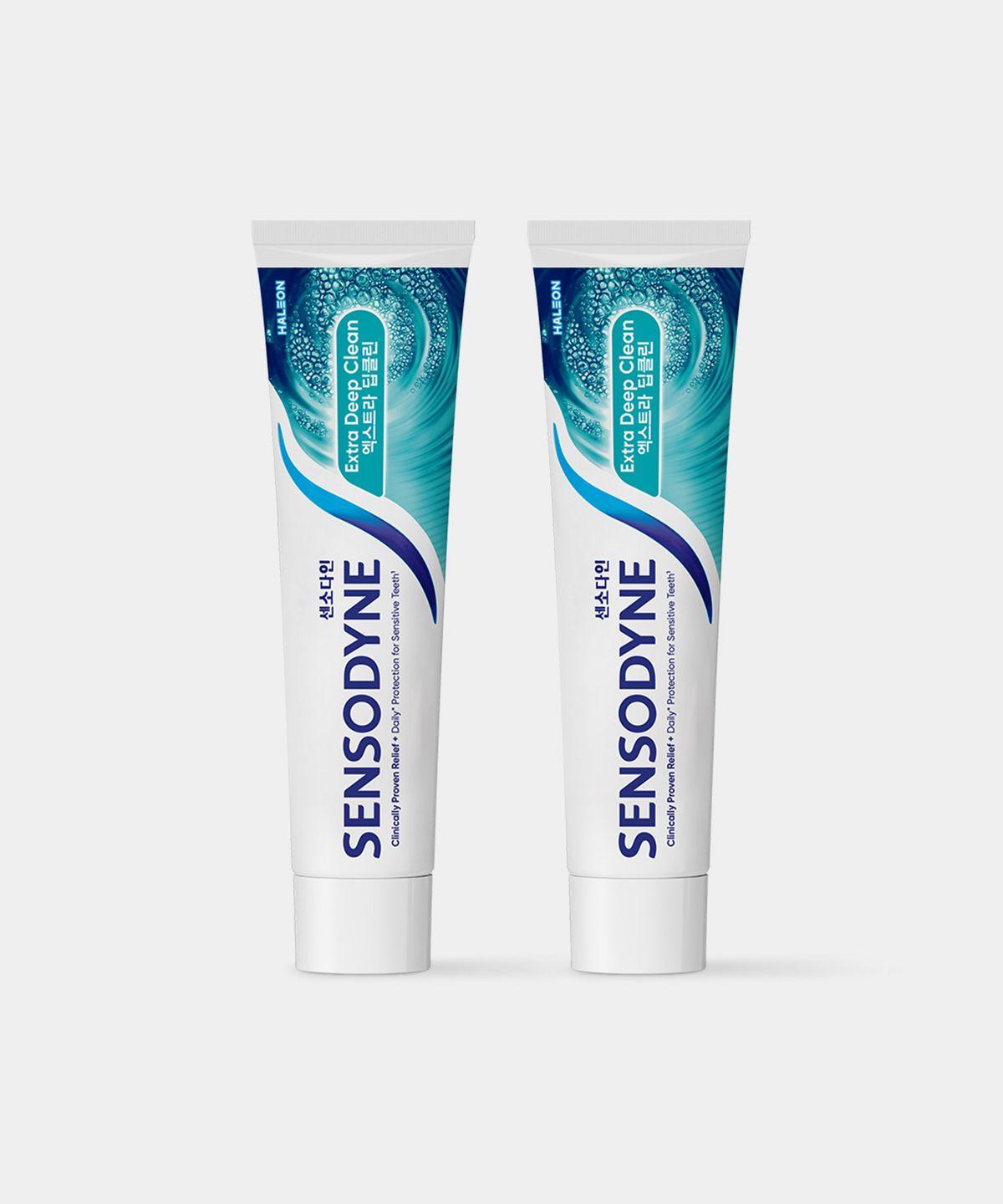 Sensodyne Extra Deep Clean Sensitive Toothpaste 120g x 2