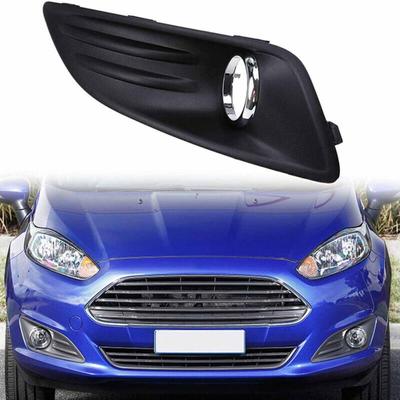 Voorbumper Mistlamp Lampafdekking Grille Vervangend lampframe Compatibel voor Ford Fiesta 2013-2016