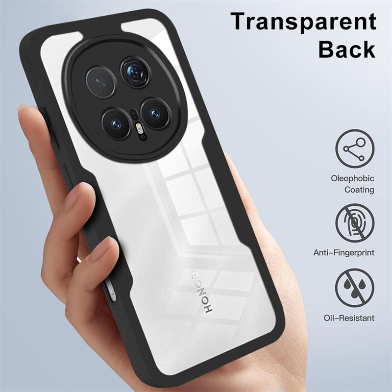 Fundas For Honor Magic 8 Pro 360 Full Body Screen Protector Transparent Case For Honor Magic8 Pro Silicone Slim Clear Cover Capa