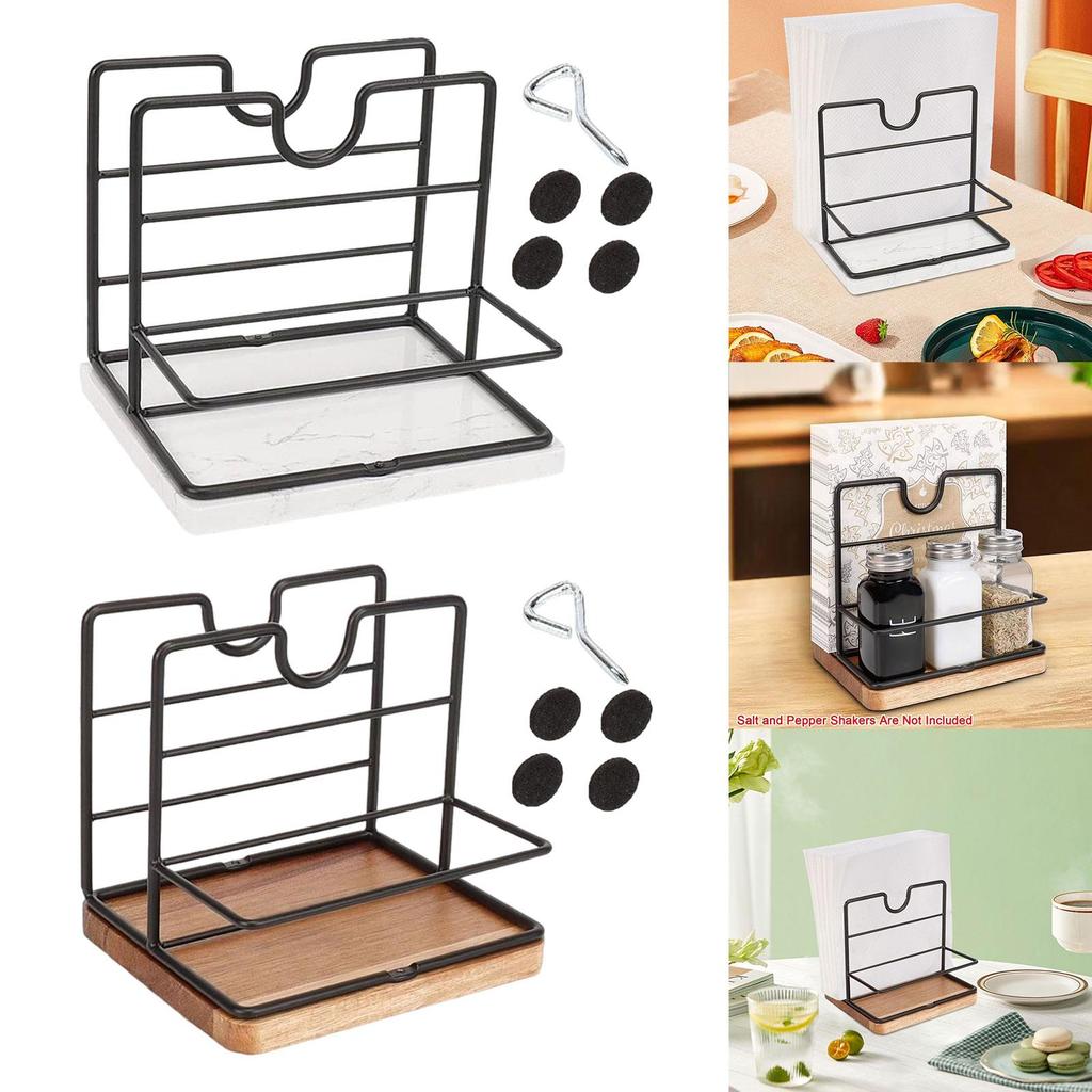 Tabletop Napkin Holder Napkin Rack Creative Multifunctional Stylish Napkin