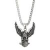 Retro Eagle Titanium Steel Pendant Domineering Personality Eagle Spreading Wings Pendant Tide Cool Student Tide Male Titanium Steel Necklace